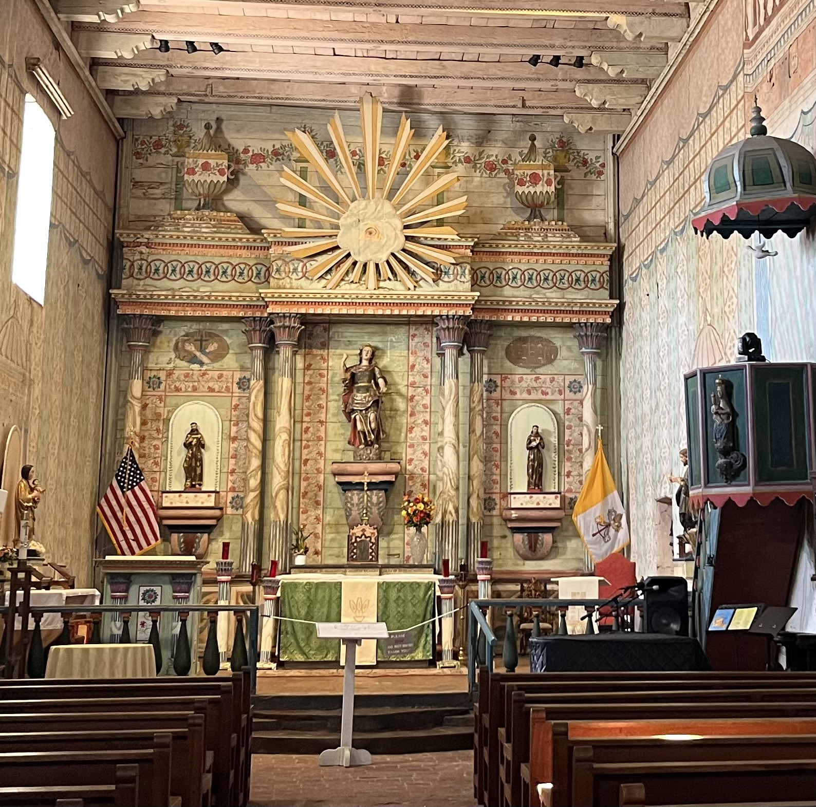 Altar at Mission San Miguel